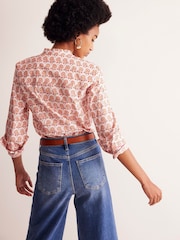 Boden Cream Phoebe 100% Cotton Shirt - Image 3 of 5