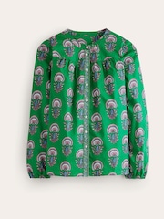 Boden Green Savannah 100% Cotton Blouse - Image 5 of 5
