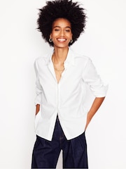 Boden White Sienna 100% Cotton Shirt - Image 1 of 6