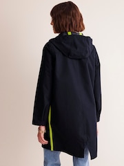 Boden Navy Blue Wells Waterproof Coat - Image 3 of 6