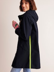 Boden Navy Blue Wells Waterproof Coat - Image 4 of 6