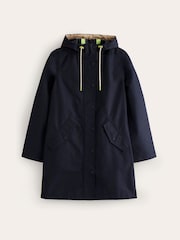 Boden Navy Blue Wells Waterproof Coat - Image 6 of 6