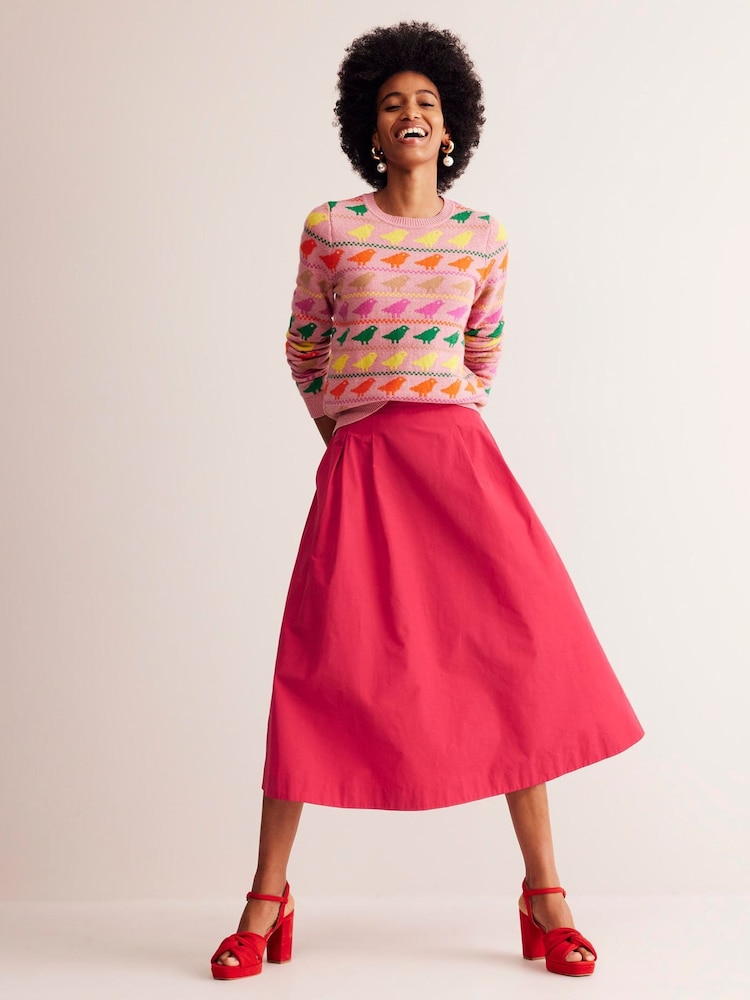 Pink - Boden Isabella Midi-Rock aus Taft - Bild 2 von 6 Pink - Boden Isabella Midi-Rock aus Taft - Bild 2 von 6