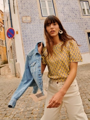 Boden Blue Denim Chore 100% Cotton Jacket - Image 1 of 7