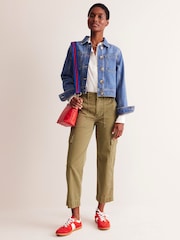 Boden Blue Denim Chore 100% Cotton Jacket - Image 5 of 7