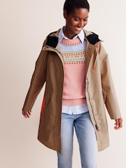 Boden Natural Wells Waterproof Coat - Image 1 of 5