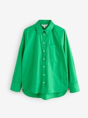 Vert - Chemise oversize à manches longues Girlfriend - Image 1 of 3