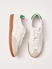 Alohas Cream Tb.490 Leather Sneakers - Image 1 of 7