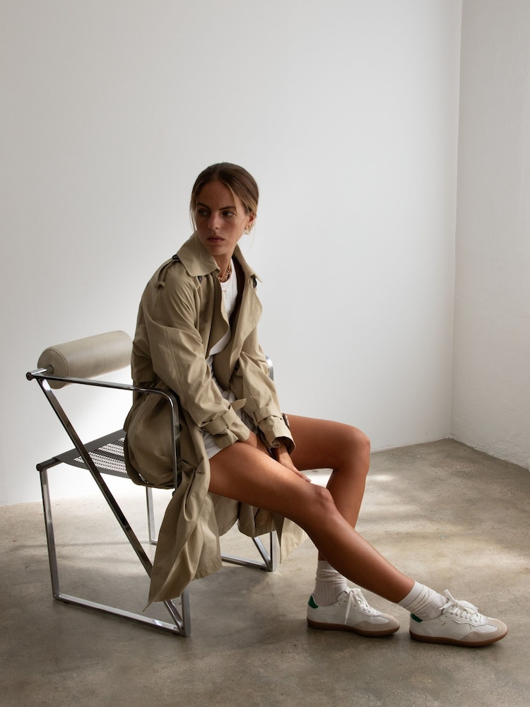 Alohas Cream Tb.490 Leather Sneakers - Image 7 of 7