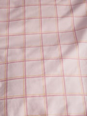 Pink Check Reversible Check Duvet Cover and Pillowcase Set - Image 5 of 7