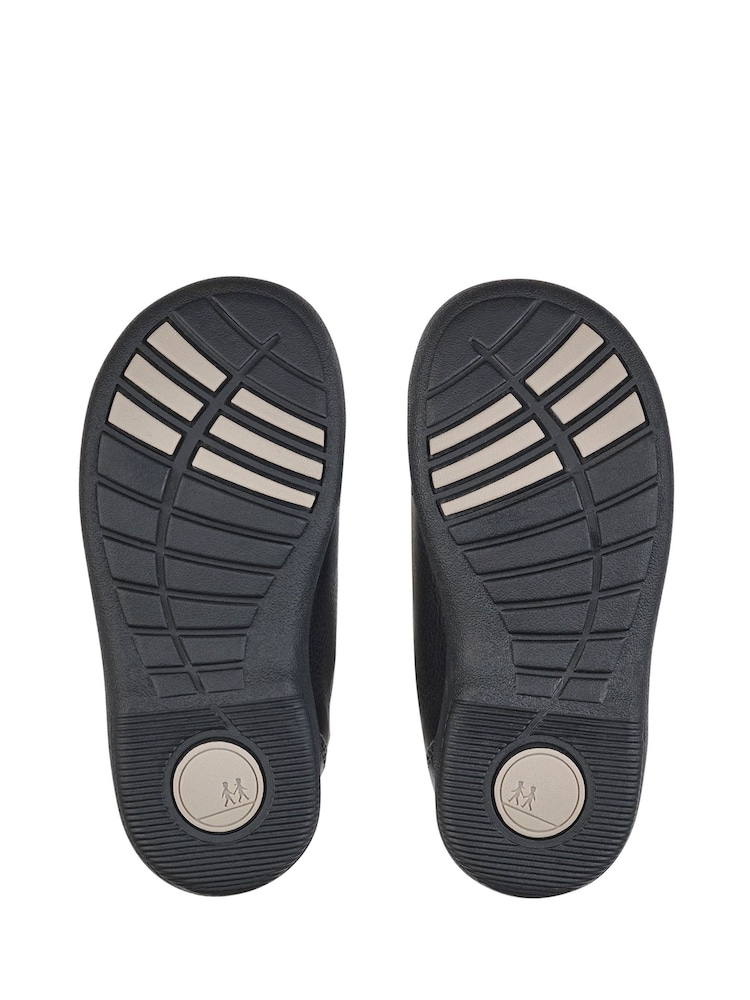 Start Rite Zig Zag Leather Rip Tape School Black Shoes - Image 6 of 6