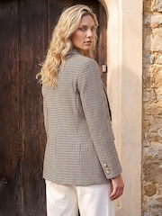 Roman Brown Tweed Double Blazer - Image 3 of 5