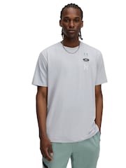 Cinza - Camiseta com logotipo Evol da Under Armour 60/40 - Imagem 1 de 2