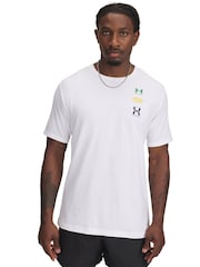 Branco - Camiseta com logotipo Evol da Under Armour 60/40 - Imagem 1 de 2