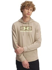 Under Armour Green Rival Terry Logo Hoodie - Image 1 of 2