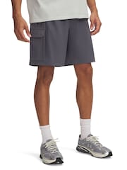 Under Armour Grey Vibe Woven Cargo Shorts - Image 1 of 2