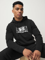 Under Armour Black Rival Terry Logo Hoodie - Image 1 of 5