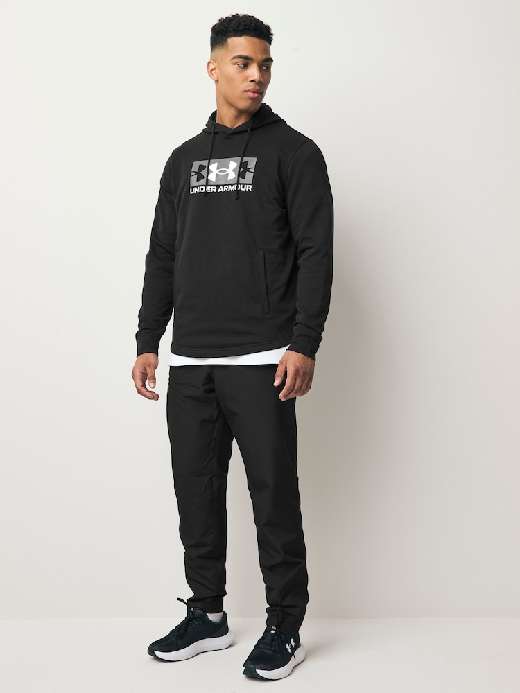 Under Armour Black Rival Terry Logo Hoodie - Image 4 of 5