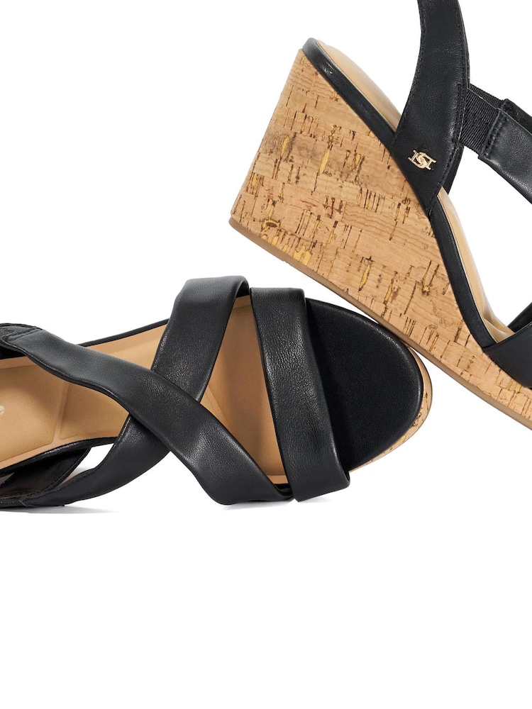 Dune London Black Kamies Wedges - Image 5 of 5 Dune London Black Kamies Wedges - Image 5 of 5