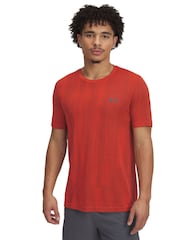 Under Armour Orange Vanish Seamless Novelty T-Shirt - Image 1 of 3