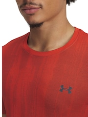 Under Armour Orange Vanish Seamless Novelty T-Shirt - Image 3 of 3