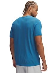 Under Armour Blue Vanish Seamless Novelty T-Shirt - Image 2 of 4