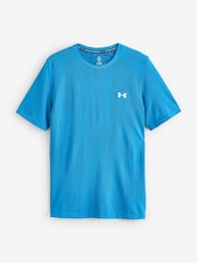 Under Armour Blue Vanish Seamless Novelty T-Shirt - Image 4 of 4