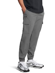 Under Armour Grey Vibe Woven Cargo Joggers - Image 2 of 6