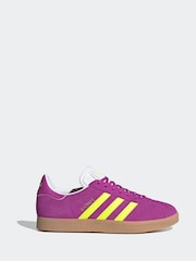 adidas Originals Purple Gazelle Trainers - Image 1 of 8
