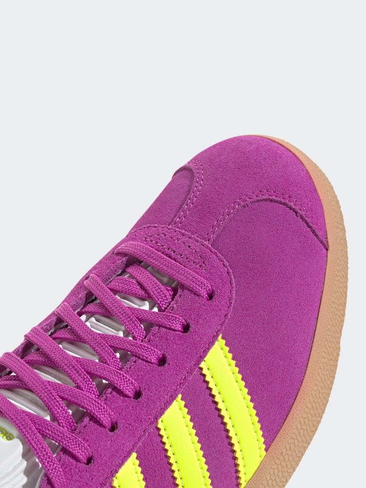 adidas Originals Purple Gazelle Trainers - Image 7 of 8