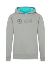 Fanatics Kids Large Grey F1 Mercedes AMG Petronas Logo Hoodie - Image 2 of 3