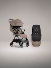 Silver Cross Cobble Clic Compact Pushchair amd Footmuff Bundle - Image 1 of 6