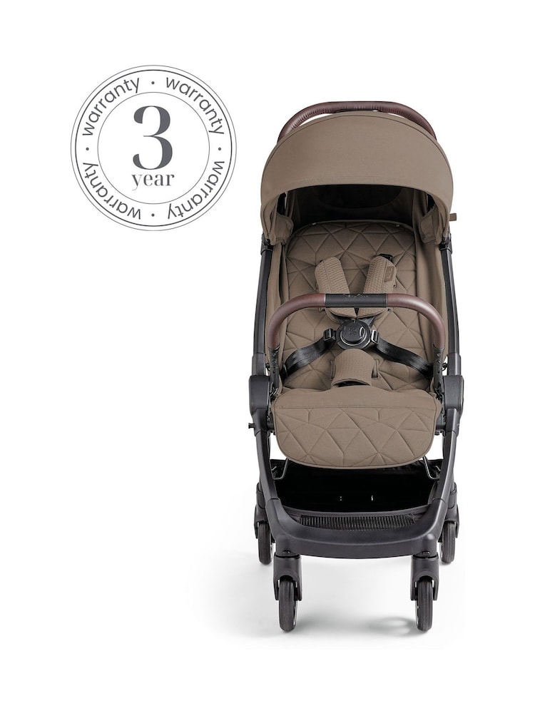 Silver Cross Cobble Clic Compact Pushchair amd Footmuff Bundle - Image 2 of 6