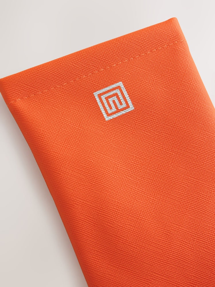 Orange Snap Sunglasses Pouch - Image 2 of 3 Orange Snap Sunglasses Pouch - Image 2 of 3