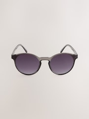 Grey Round Sunglasses - Image 2 of 5