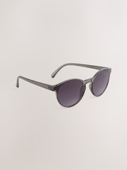 Grey Round Sunglasses - Image 3 of 5