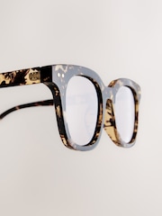 Tortoiseshell Brown Square Sunglasses - Image 4 of 5