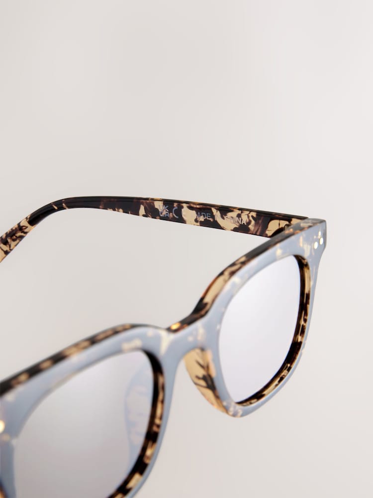 Tortoiseshell Brown Square Sunglasses - Image 5 of 5