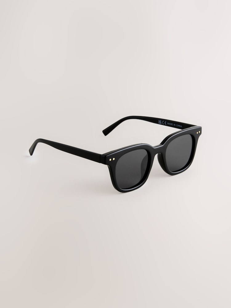 Noir - Lunettes de soleil carrées - Image 3 of 6