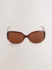 Brown Sparkle Square Sunglasses - Image 4 of 6