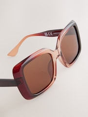 Toffee Large Square Sunglasses - Image 4 of 7
