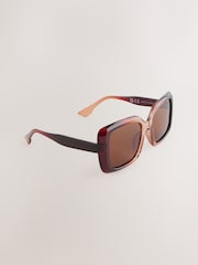 Toffee Large Square Sunglasses - Image 6 of 7