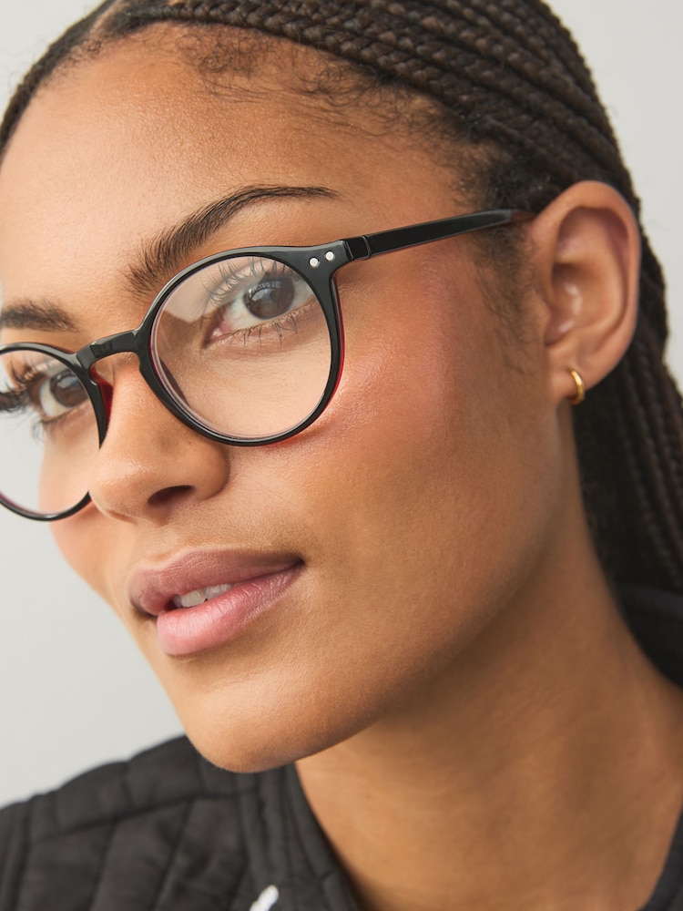 Black Round Ready to Wear Reading Glasses - Image 1 of 6