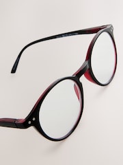 Black Round Ready to Wear Reading Glasses - Image 5 of 6