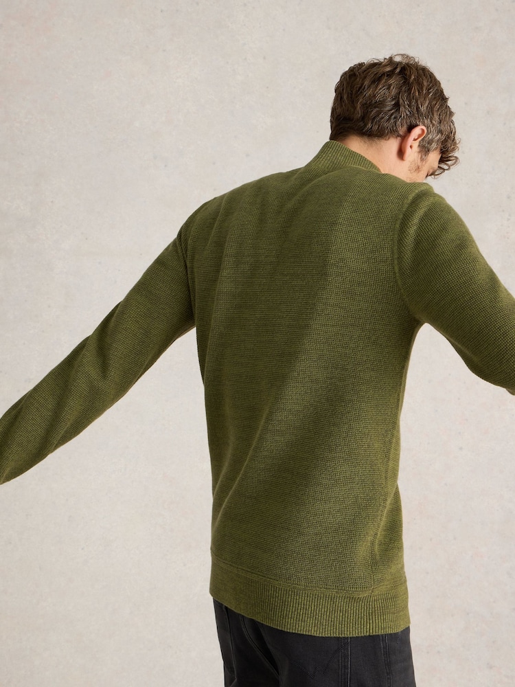 White Stuff Green Attadale Funnel Neck Jumper - Image 2 of 6 White Stuff Green Attadale Funnel Neck Jumper - Image 2 of 6