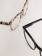 Black/Brown Ready To Wear Reading Glasses 2 Pack - Image 9 of 9