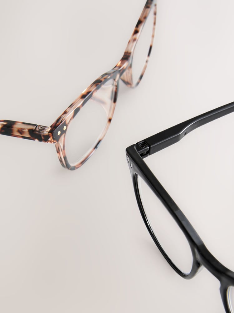Black/Brown Ready To Wear Reading Glasses 2 Pack - Image 9 of 9