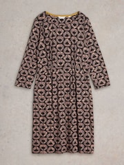 White Stuff Black Tallie Jersey Dress - Image 5 of 6