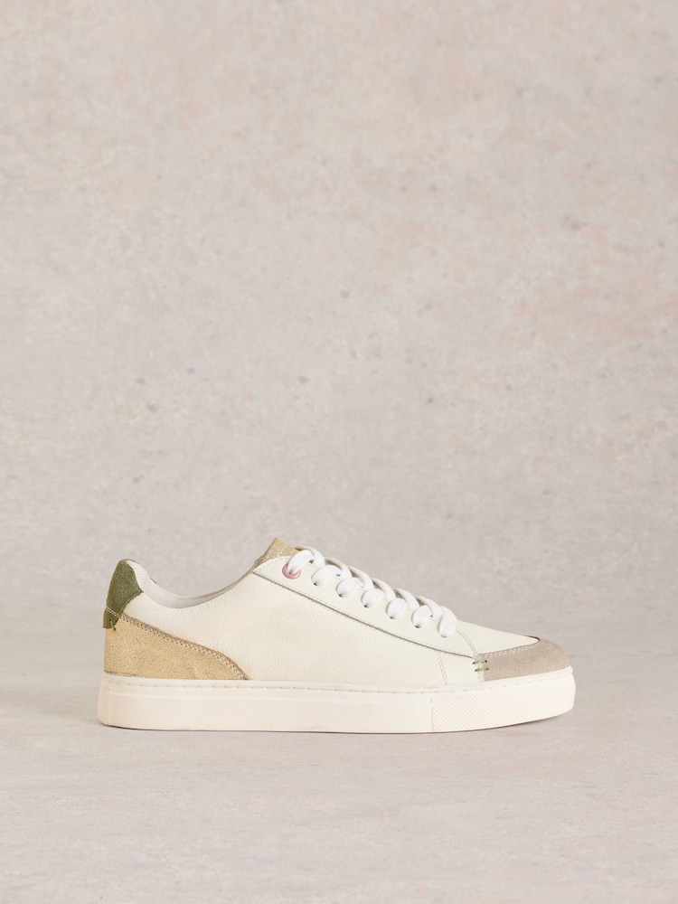 White Stuff White Toni Leather Trainers - Image 1 of 4