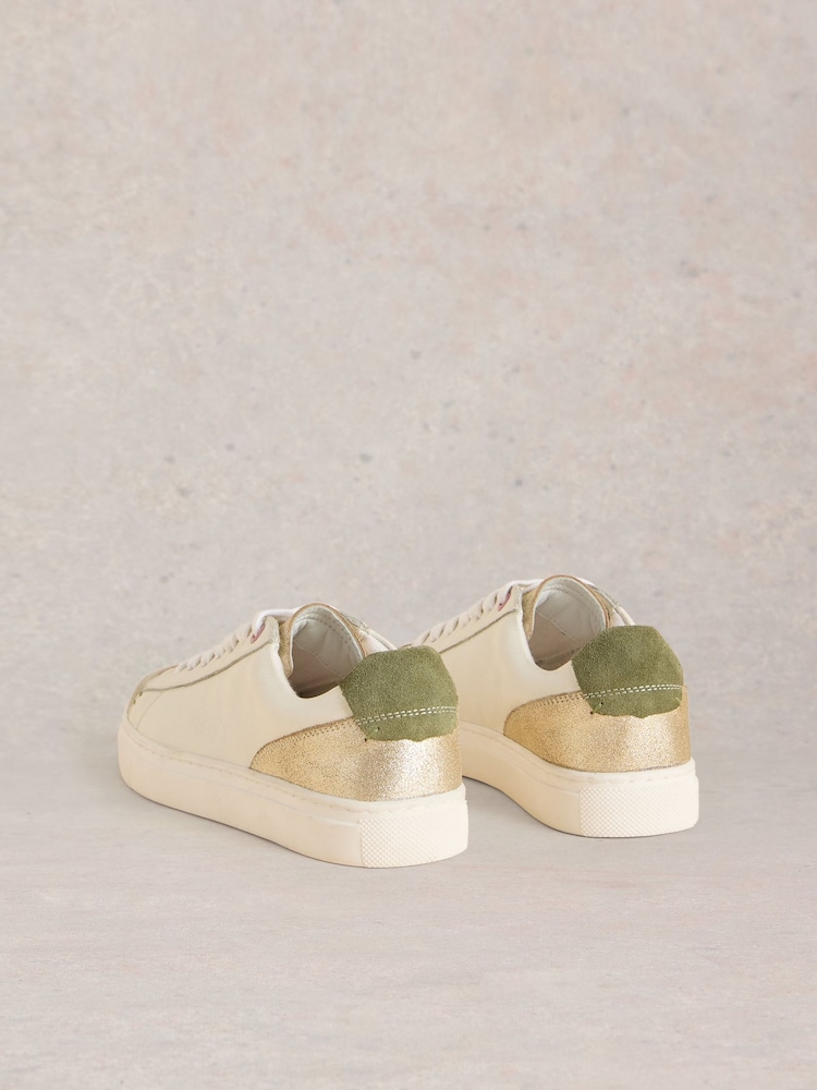 White Stuff White Toni Leather Trainers - Image 3 of 4